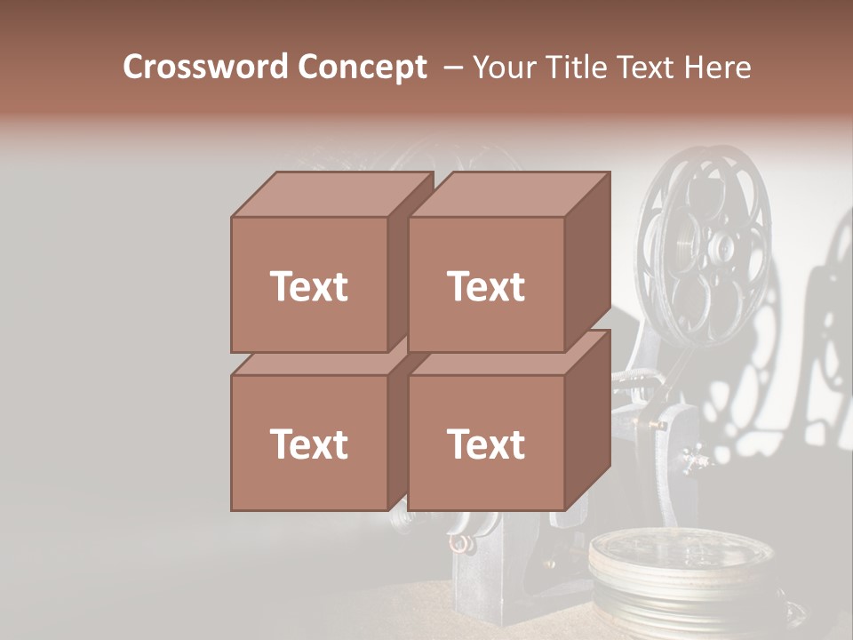 Photo Entertainment Portrait PowerPoint Template