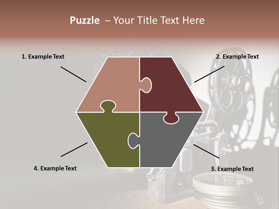 Photo Entertainment Portrait PowerPoint Template