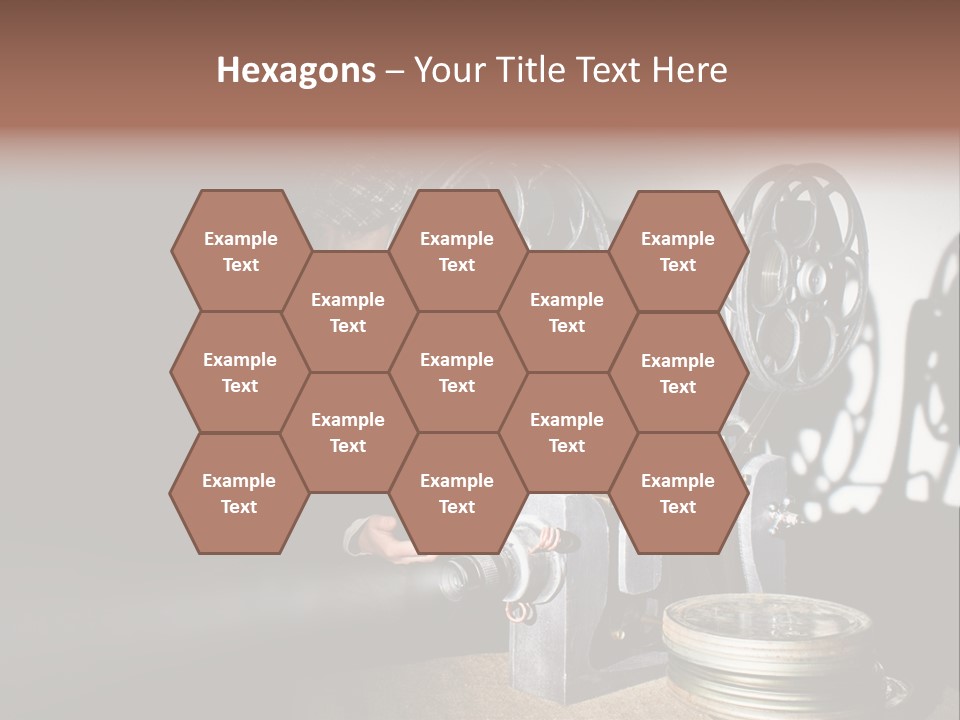 Photo Entertainment Portrait PowerPoint Template