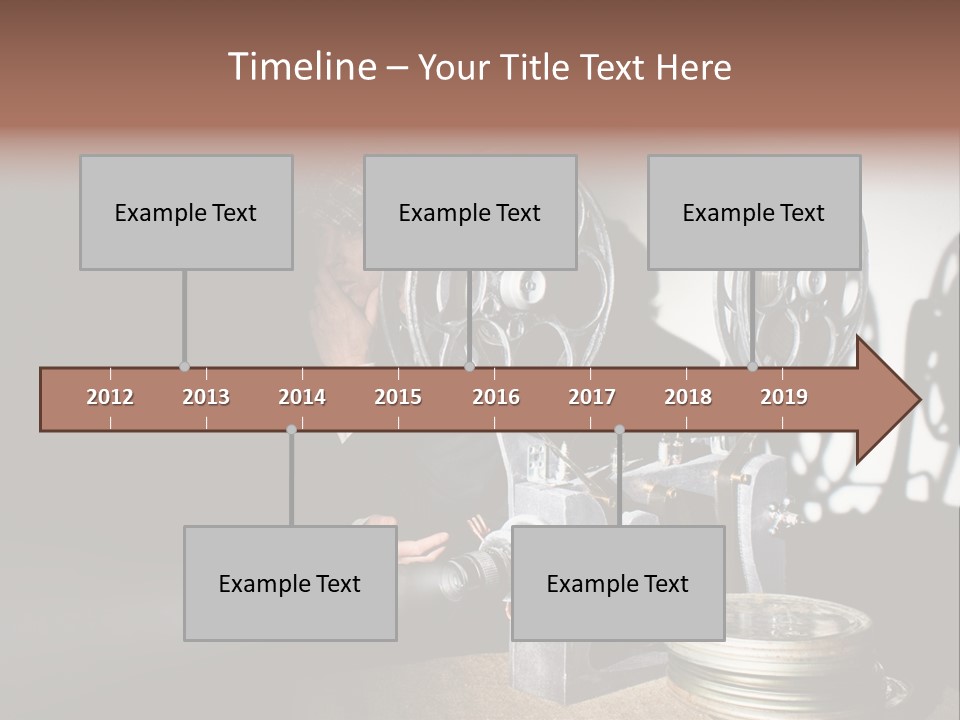 Photo Entertainment Portrait PowerPoint Template