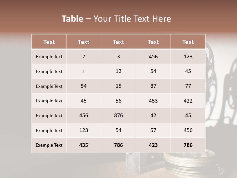 Photo Entertainment Portrait PowerPoint Template
