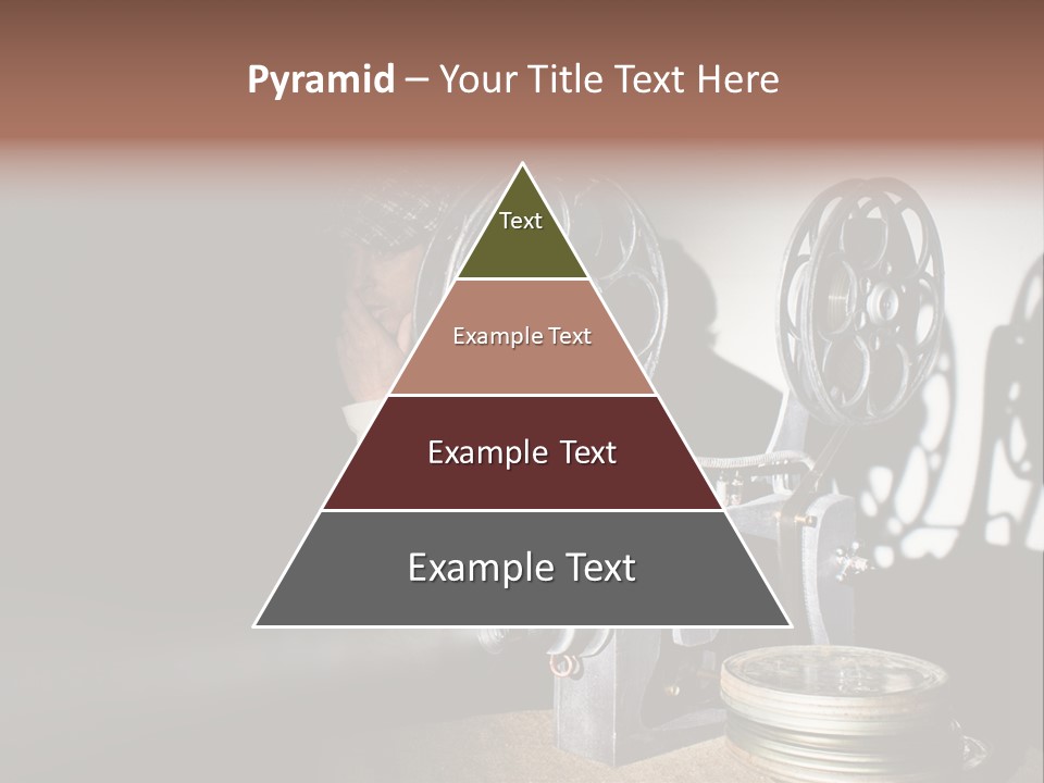 Photo Entertainment Portrait PowerPoint Template