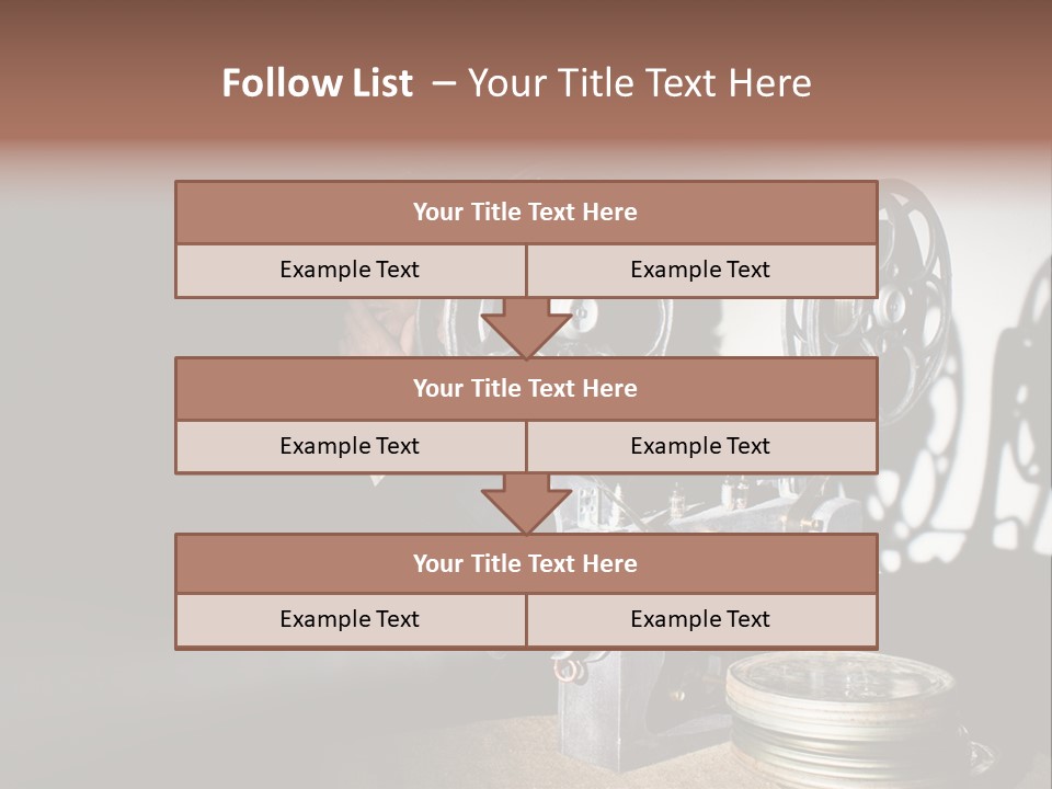 Photo Entertainment Portrait PowerPoint Template