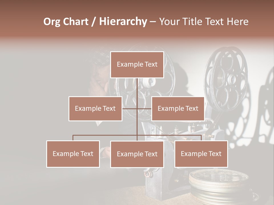 Photo Entertainment Portrait PowerPoint Template