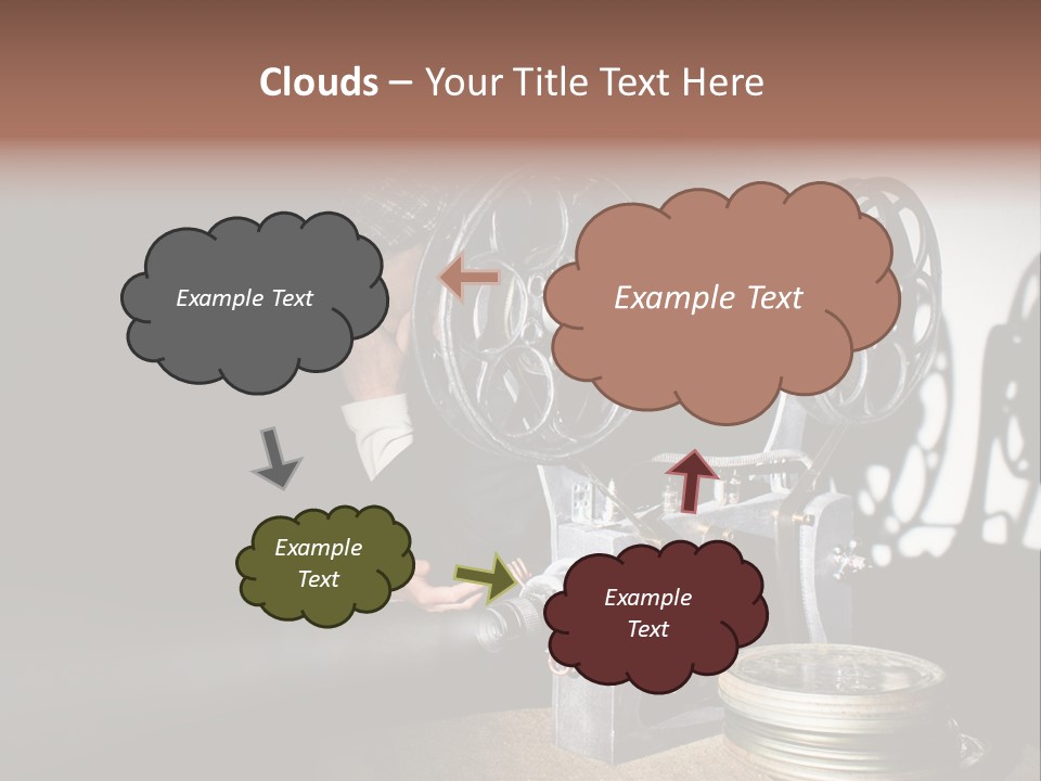 Photo Entertainment Portrait PowerPoint Template