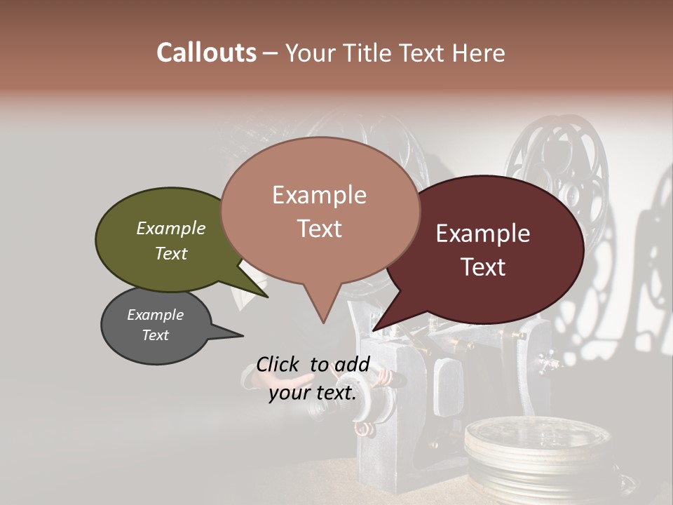 Photo Entertainment Portrait PowerPoint Template