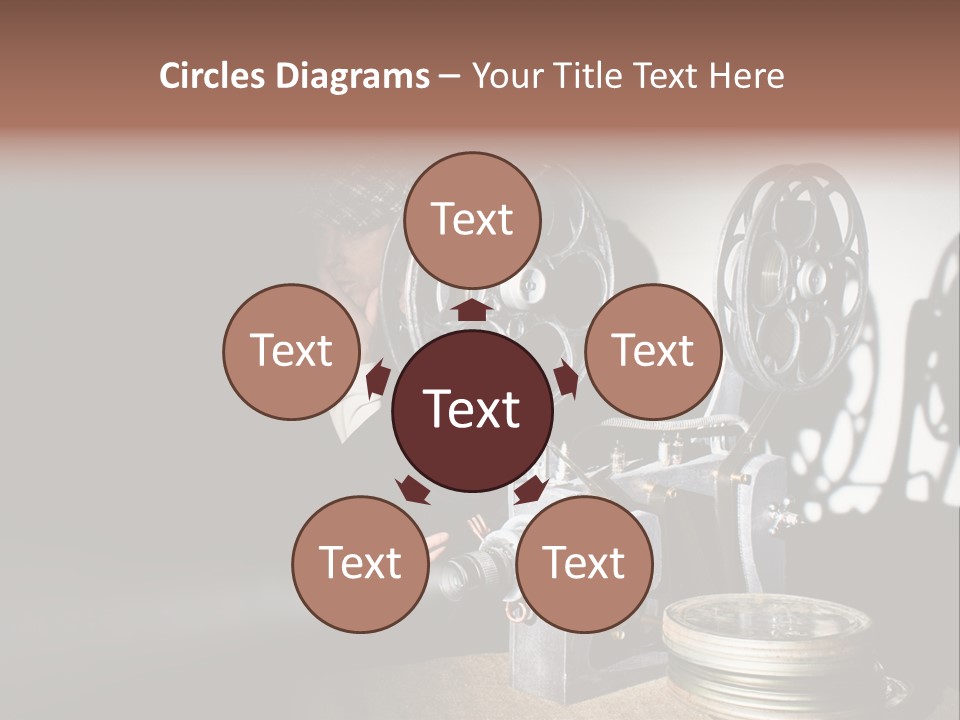 Photo Entertainment Portrait PowerPoint Template