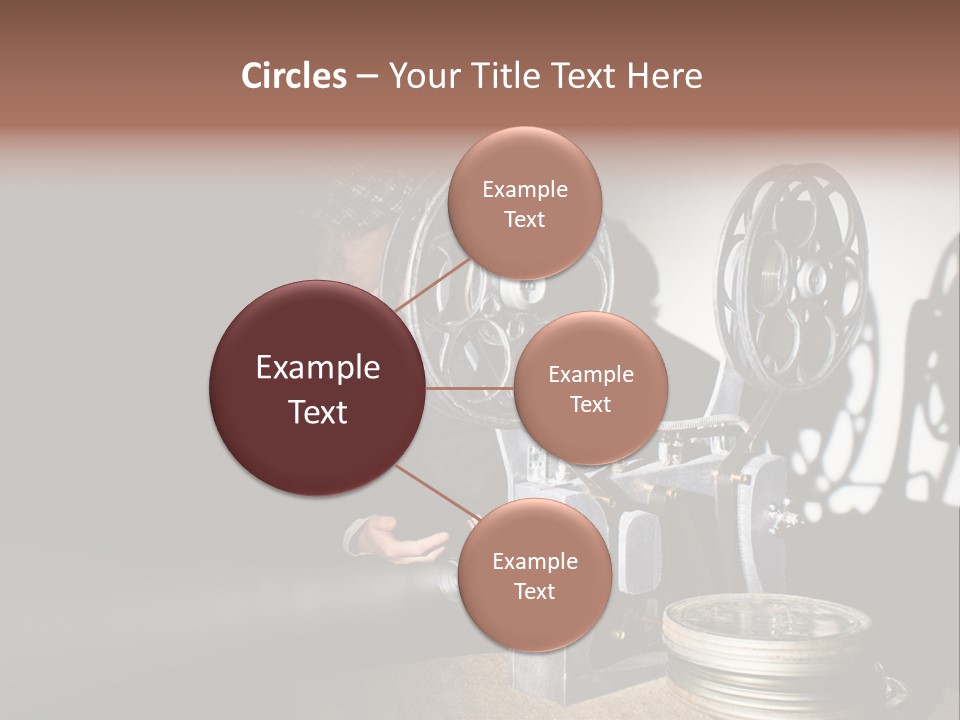 Photo Entertainment Portrait PowerPoint Template