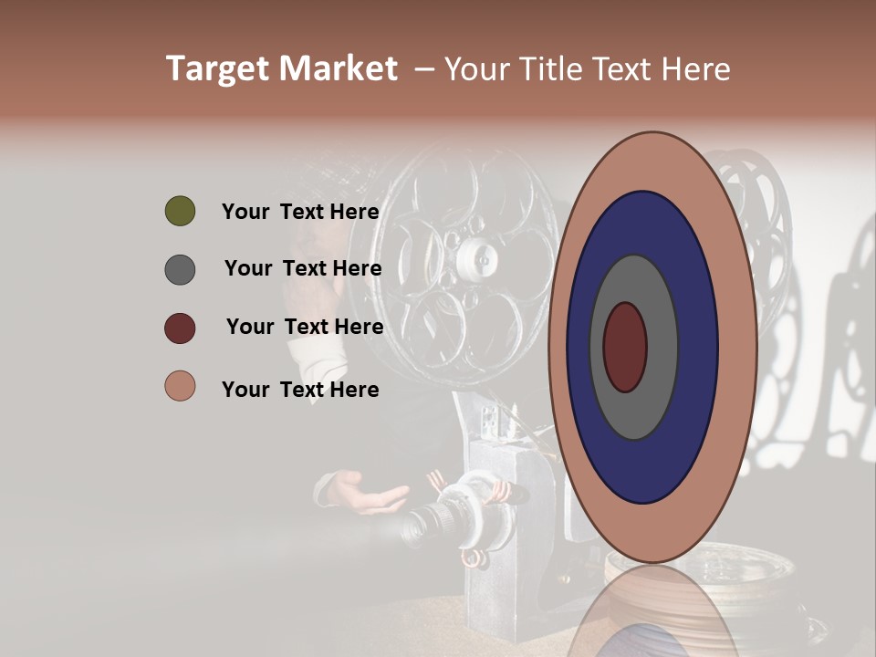 Photo Entertainment Portrait PowerPoint Template