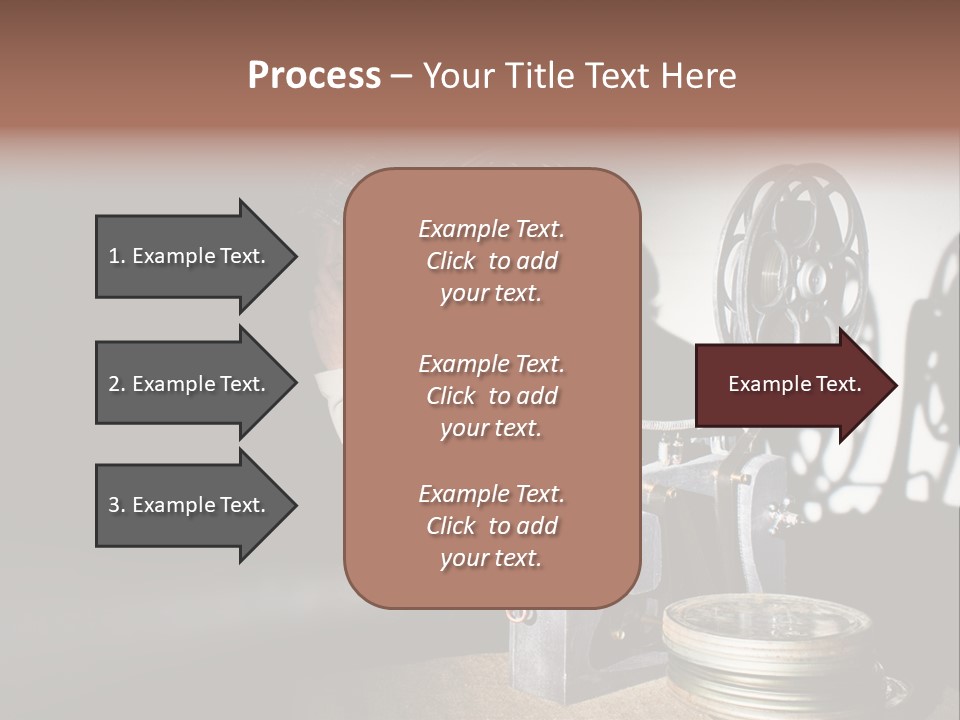 Photo Entertainment Portrait PowerPoint Template