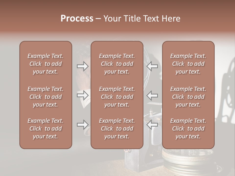 Photo Entertainment Portrait PowerPoint Template