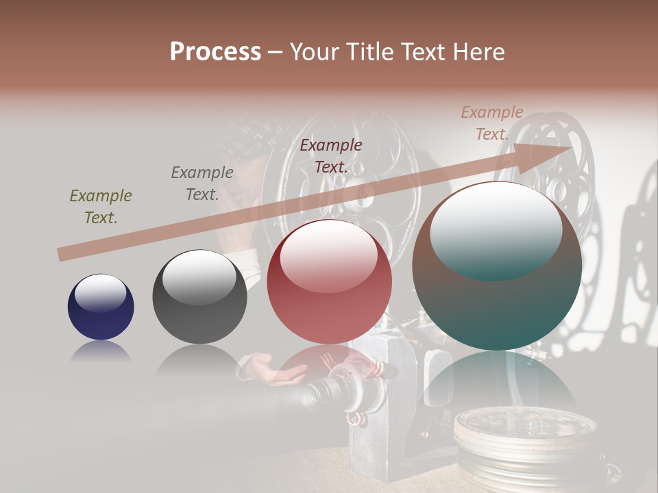 Photo Entertainment Portrait PowerPoint Template