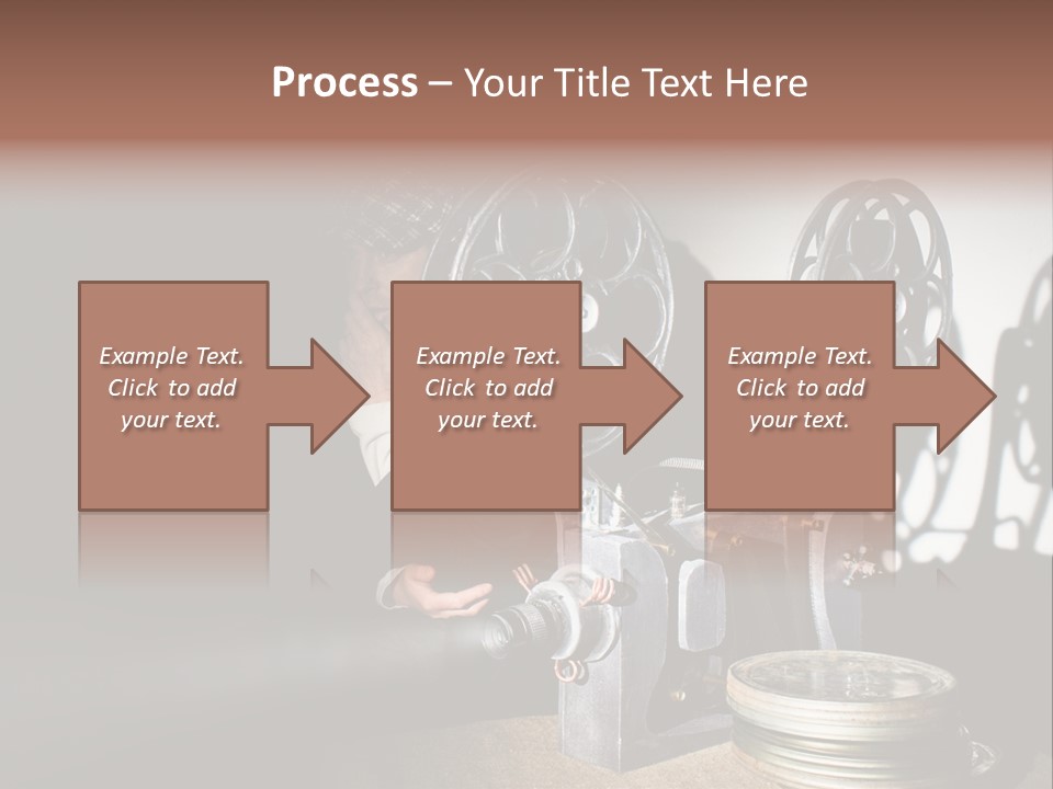 Photo Entertainment Portrait PowerPoint Template