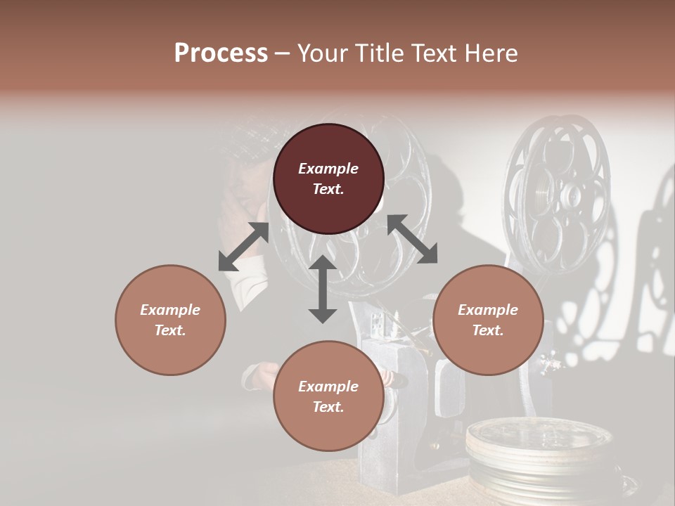 Photo Entertainment Portrait PowerPoint Template
