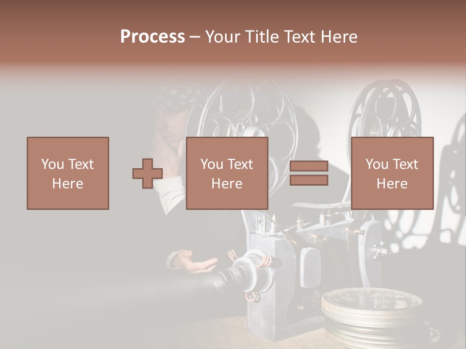Photo Entertainment Portrait PowerPoint Template