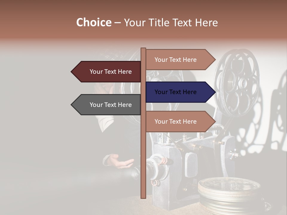 Photo Entertainment Portrait PowerPoint Template