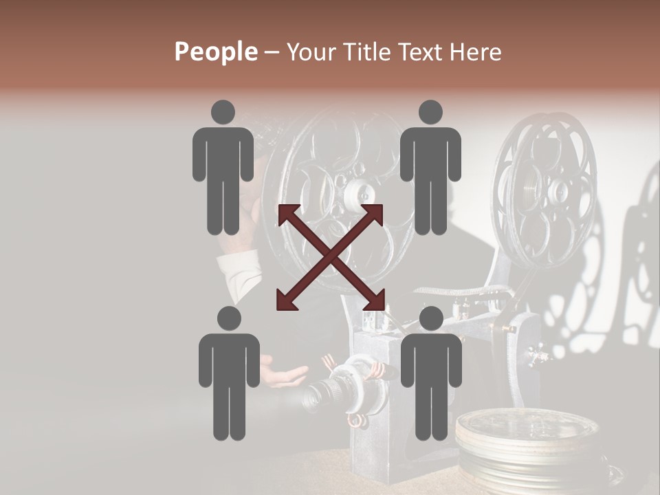 Photo Entertainment Portrait PowerPoint Template