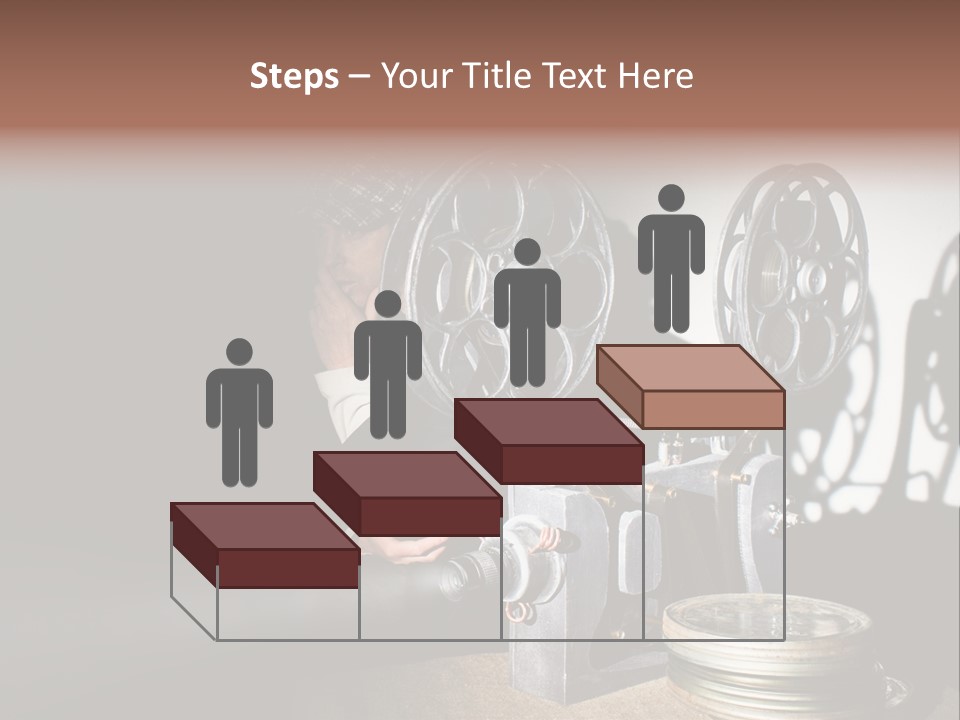 Photo Entertainment Portrait PowerPoint Template