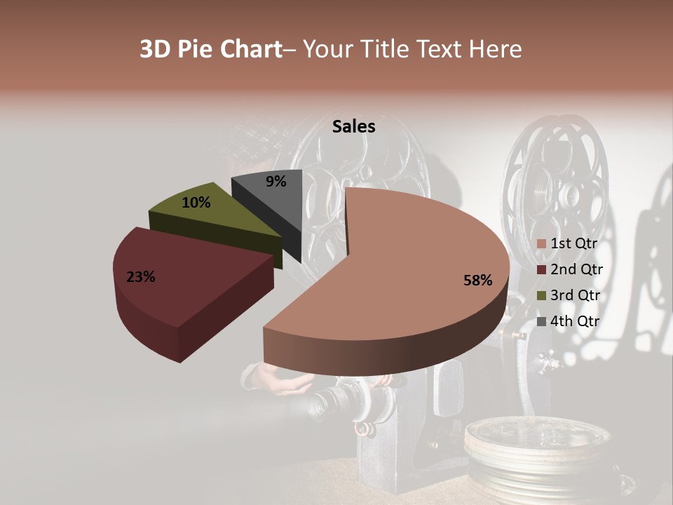 Photo Entertainment Portrait PowerPoint Template