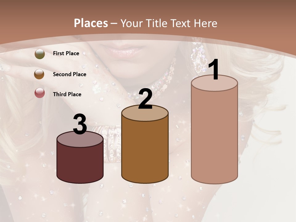 Isolated Sensual Necklace PowerPoint Template