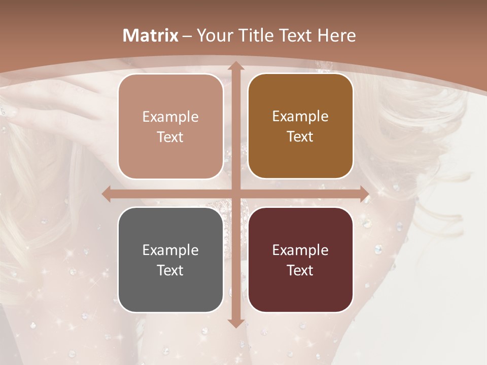 Isolated Sensual Necklace PowerPoint Template