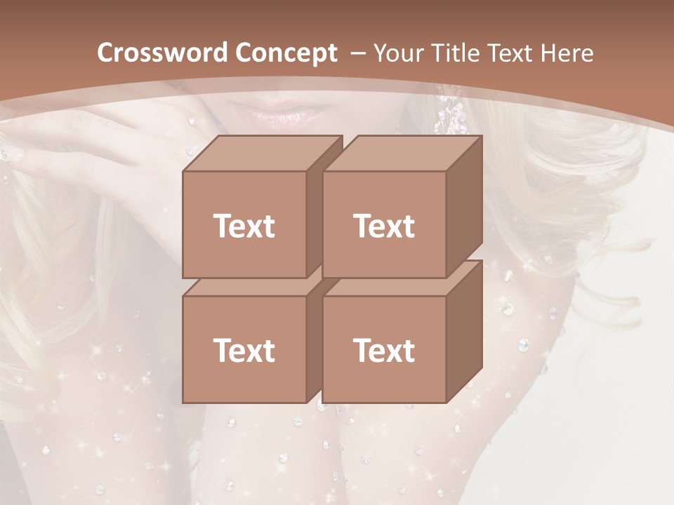 Isolated Sensual Necklace PowerPoint Template