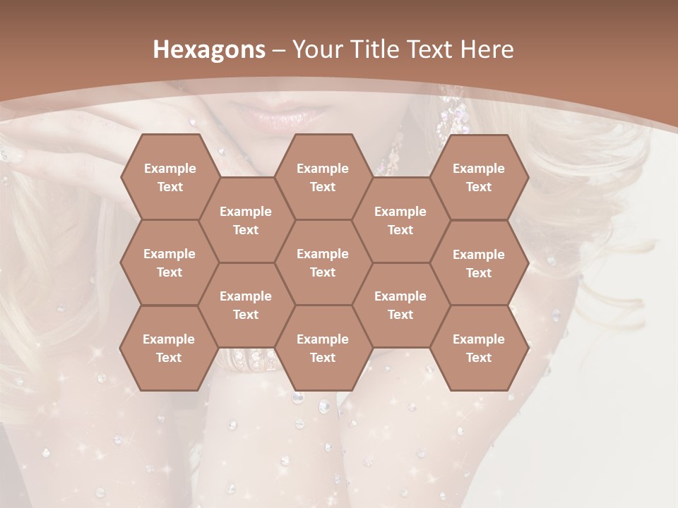 Isolated Sensual Necklace PowerPoint Template