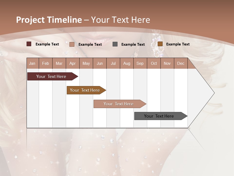 Isolated Sensual Necklace PowerPoint Template