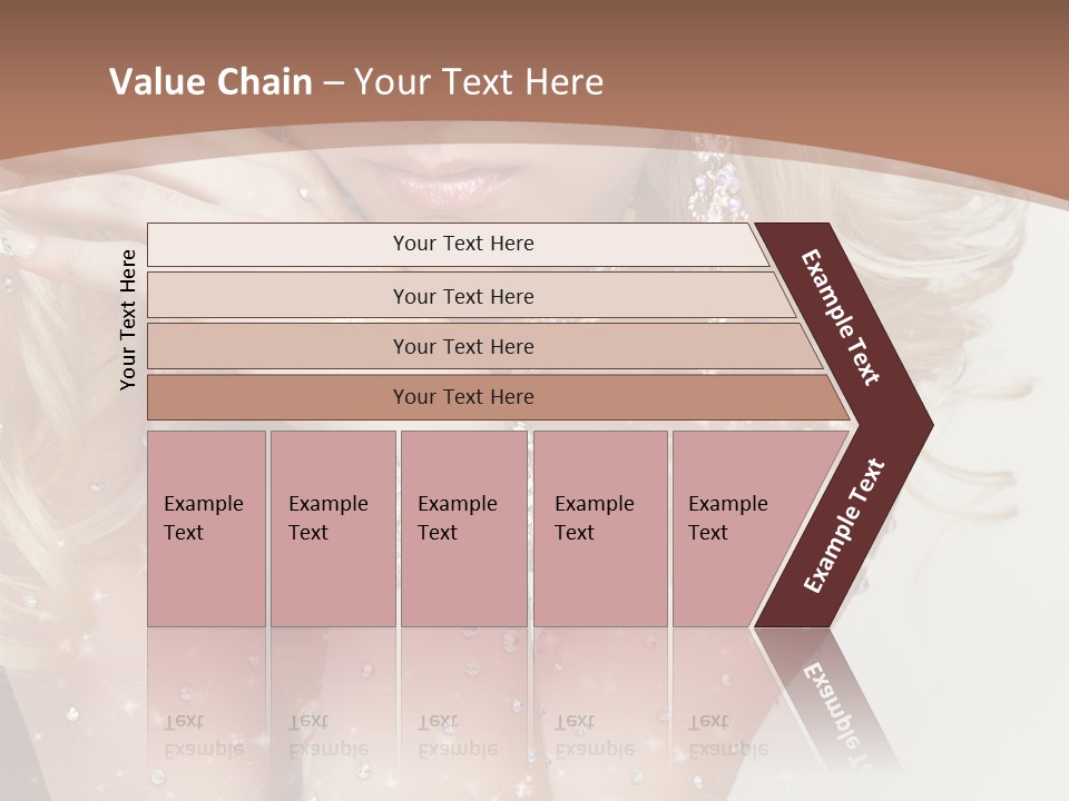 Isolated Sensual Necklace PowerPoint Template