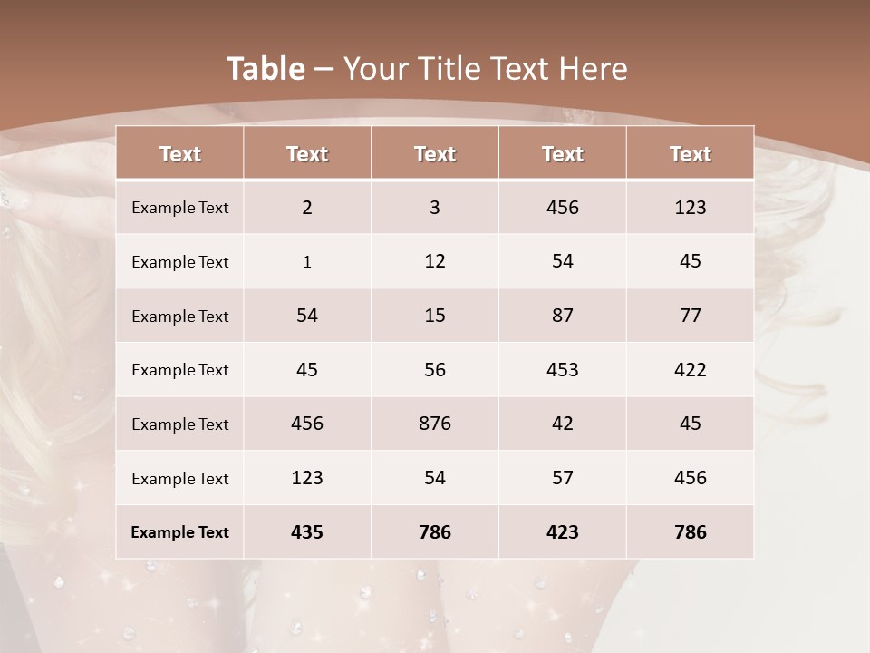 Isolated Sensual Necklace PowerPoint Template