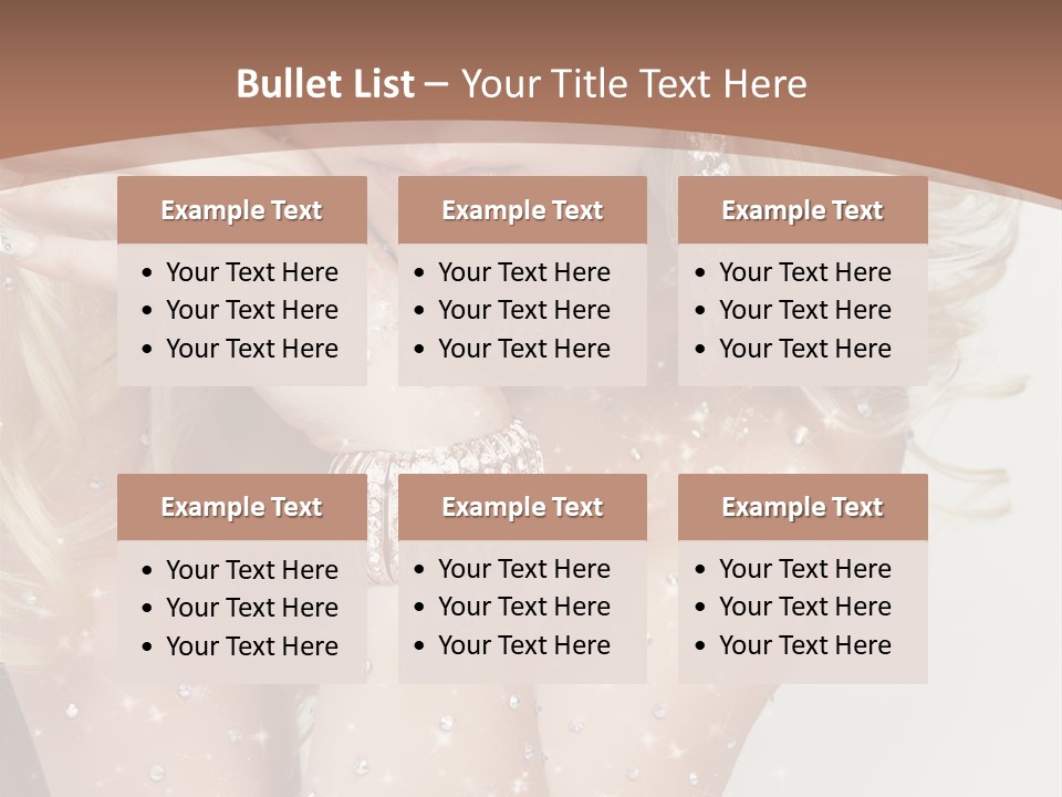 Isolated Sensual Necklace PowerPoint Template