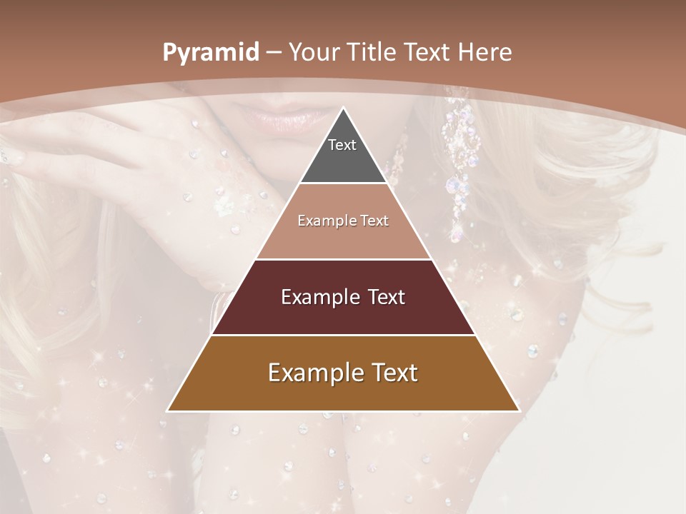 Isolated Sensual Necklace PowerPoint Template