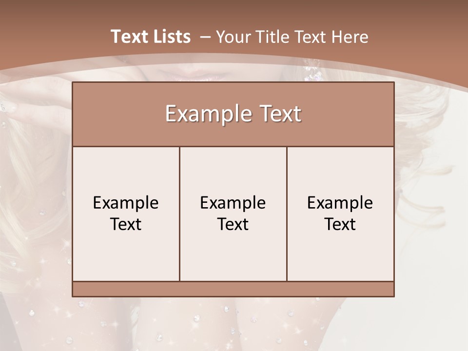 Isolated Sensual Necklace PowerPoint Template