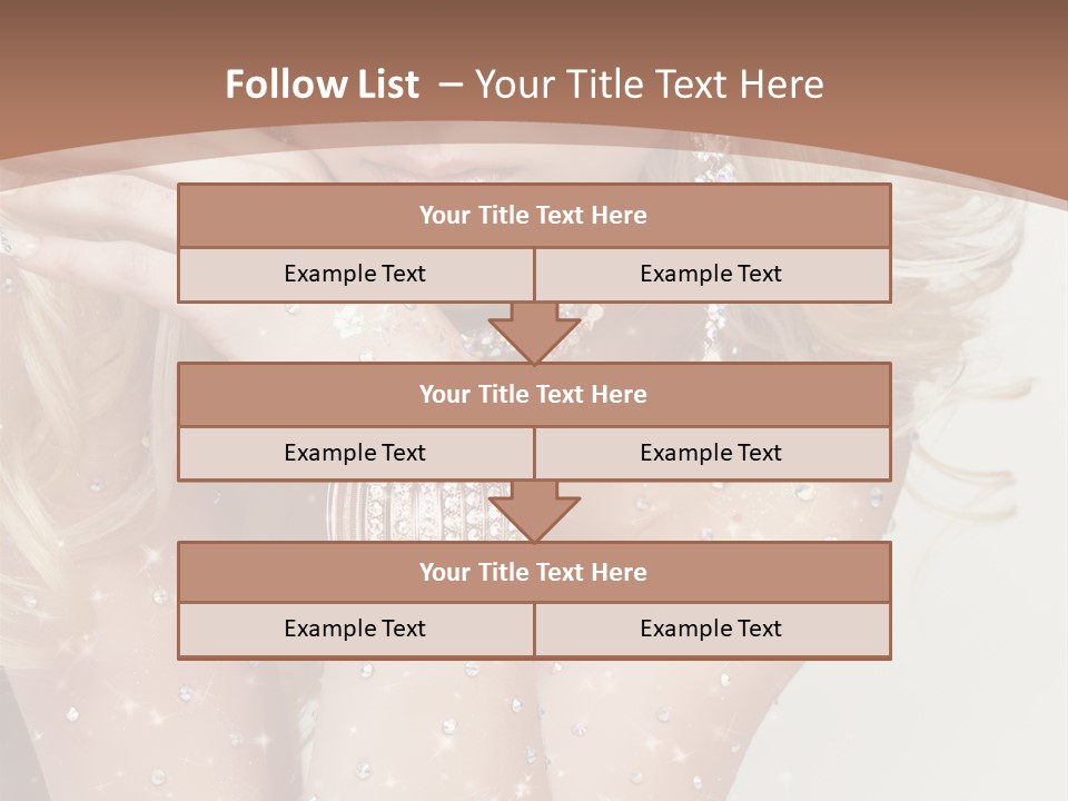 Isolated Sensual Necklace PowerPoint Template