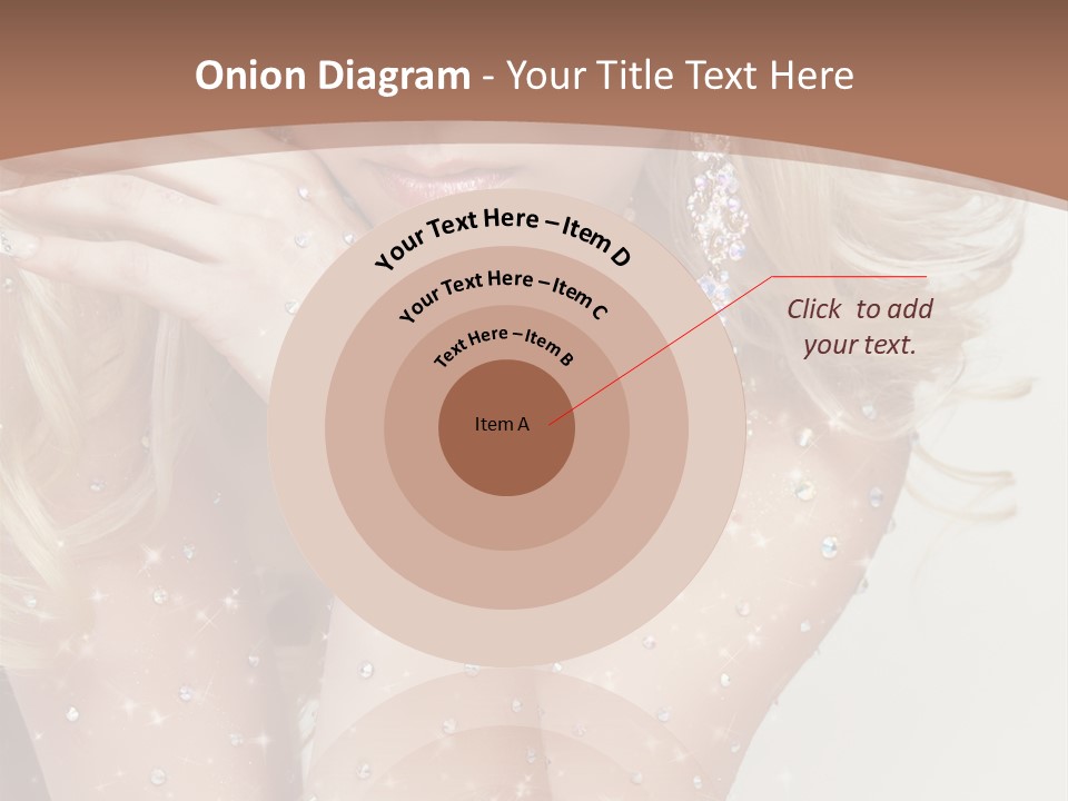 Isolated Sensual Necklace PowerPoint Template