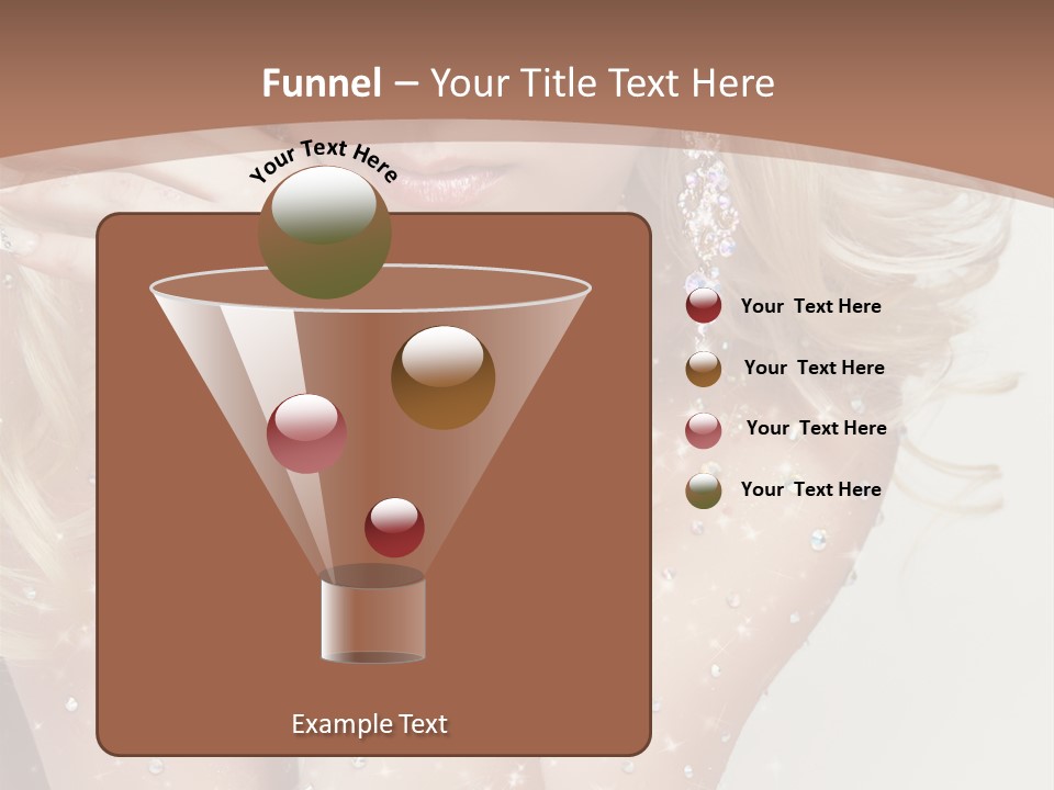 Isolated Sensual Necklace PowerPoint Template