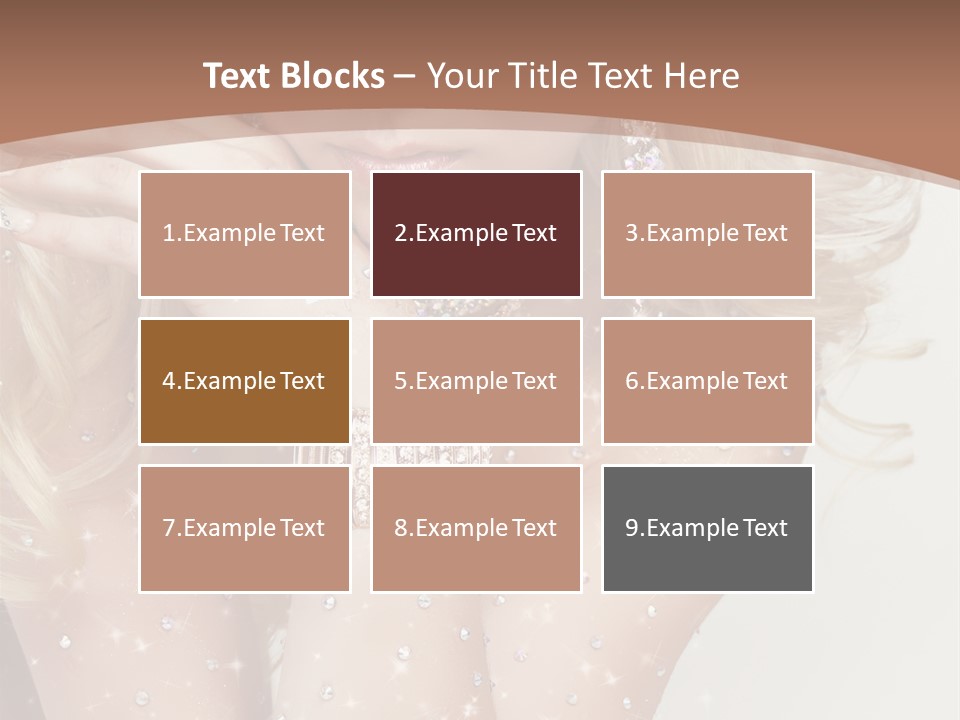 Isolated Sensual Necklace PowerPoint Template