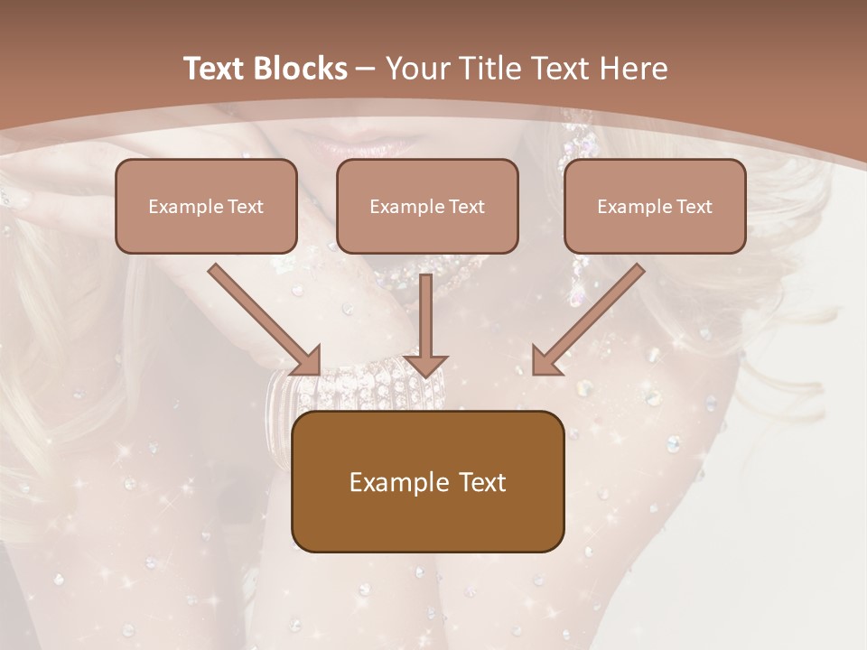 Isolated Sensual Necklace PowerPoint Template