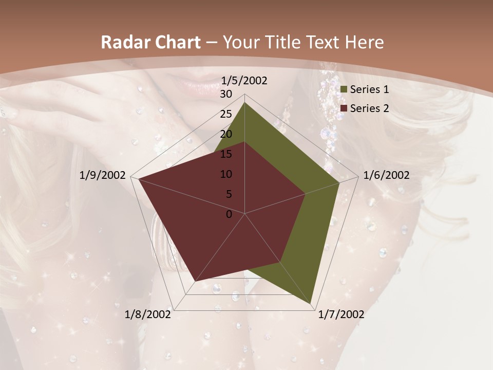 Isolated Sensual Necklace PowerPoint Template