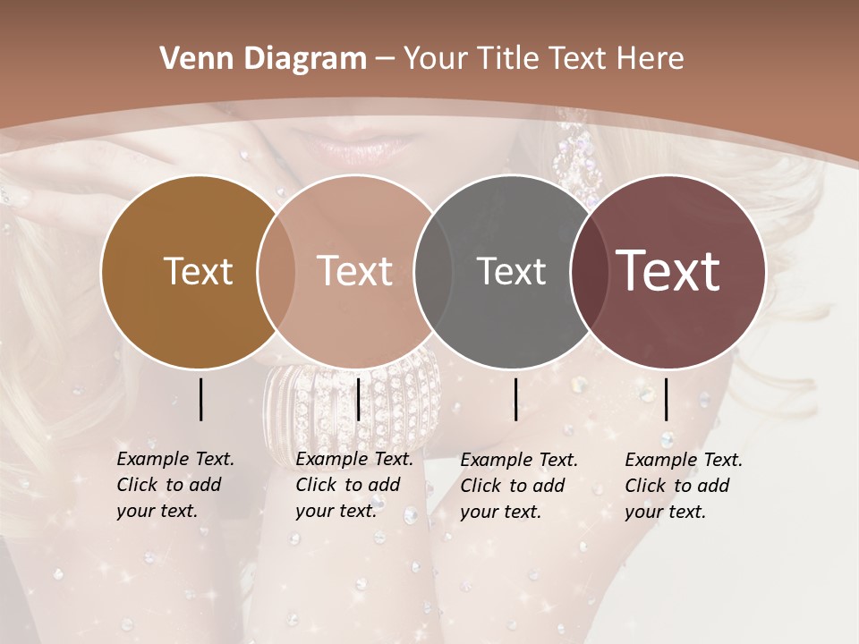 Isolated Sensual Necklace PowerPoint Template