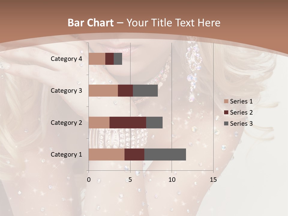 Isolated Sensual Necklace PowerPoint Template