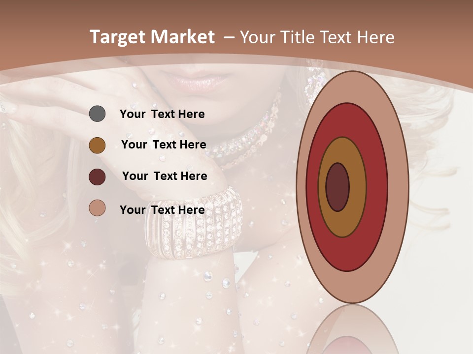 Isolated Sensual Necklace PowerPoint Template