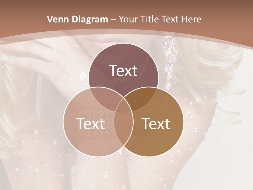 Isolated Sensual Necklace PowerPoint Template