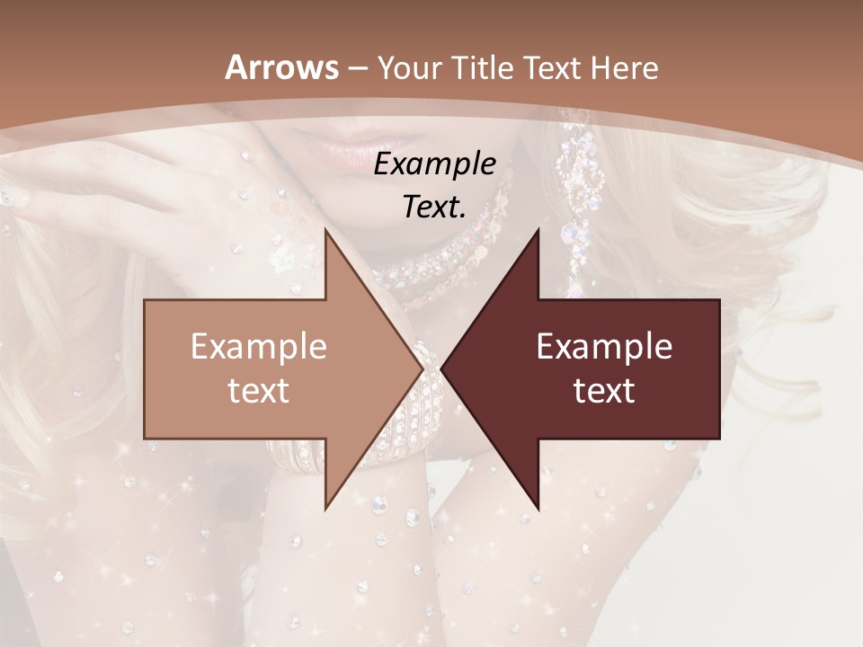 Isolated Sensual Necklace PowerPoint Template