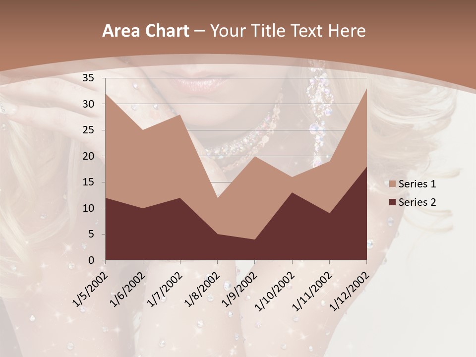 Isolated Sensual Necklace PowerPoint Template