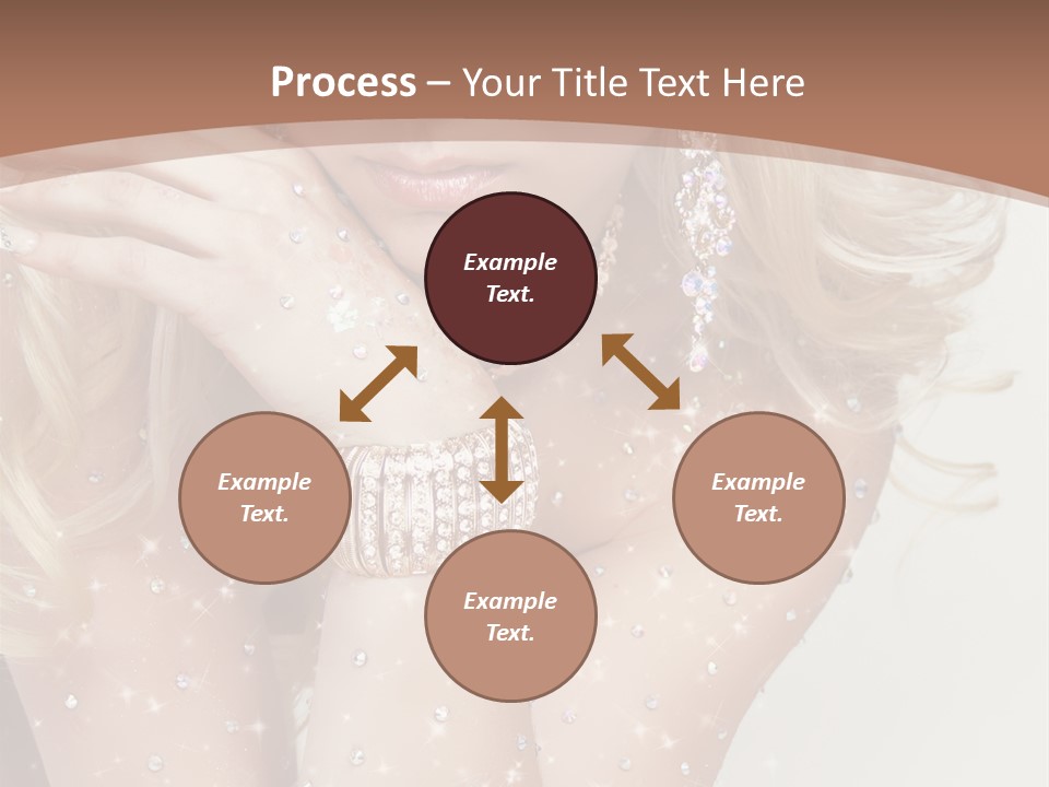 Isolated Sensual Necklace PowerPoint Template