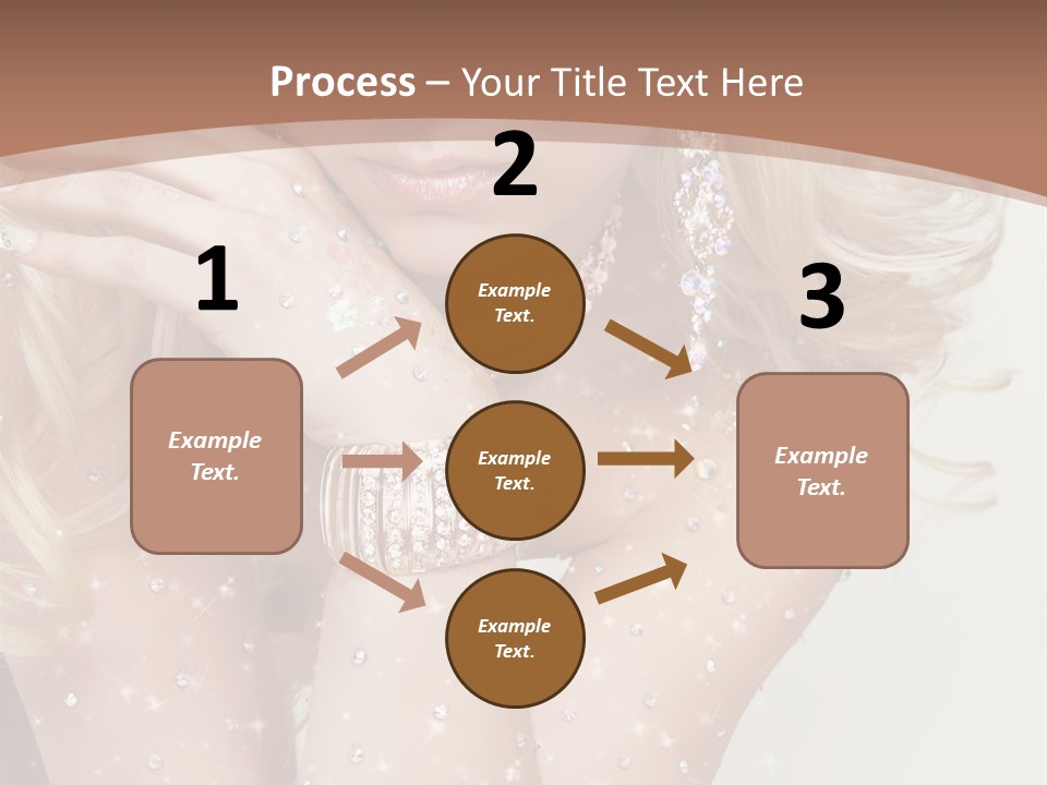 Isolated Sensual Necklace PowerPoint Template