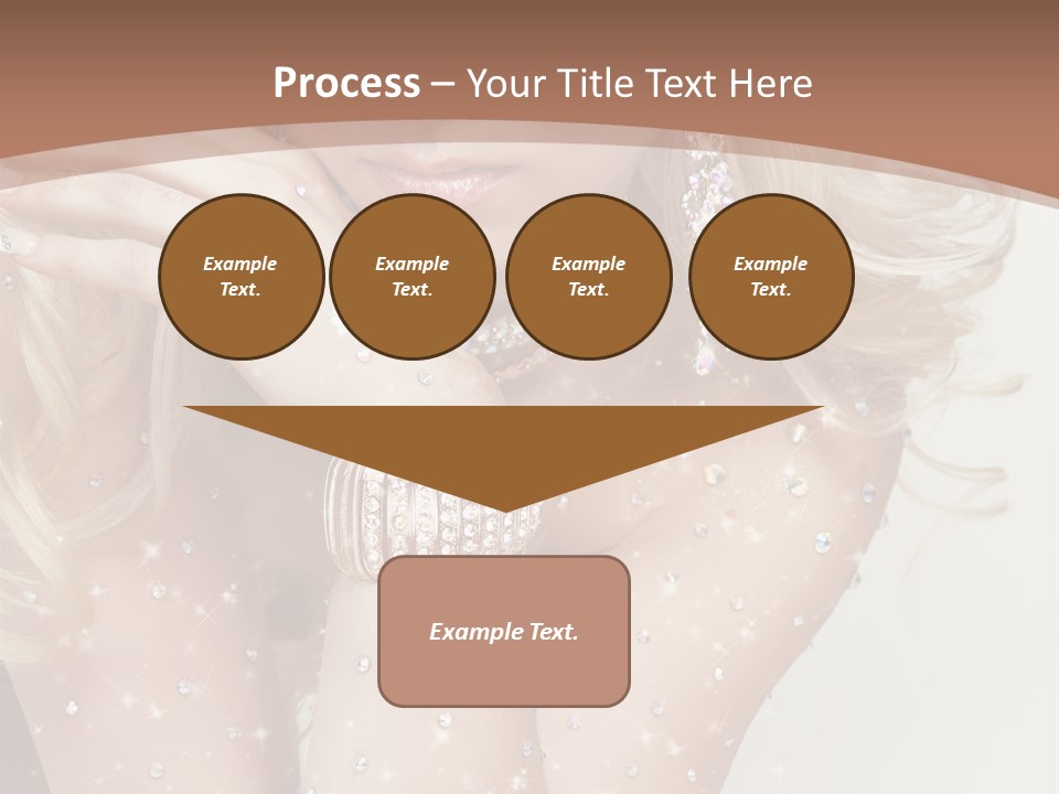 Isolated Sensual Necklace PowerPoint Template