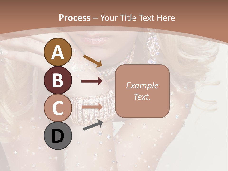 Isolated Sensual Necklace PowerPoint Template