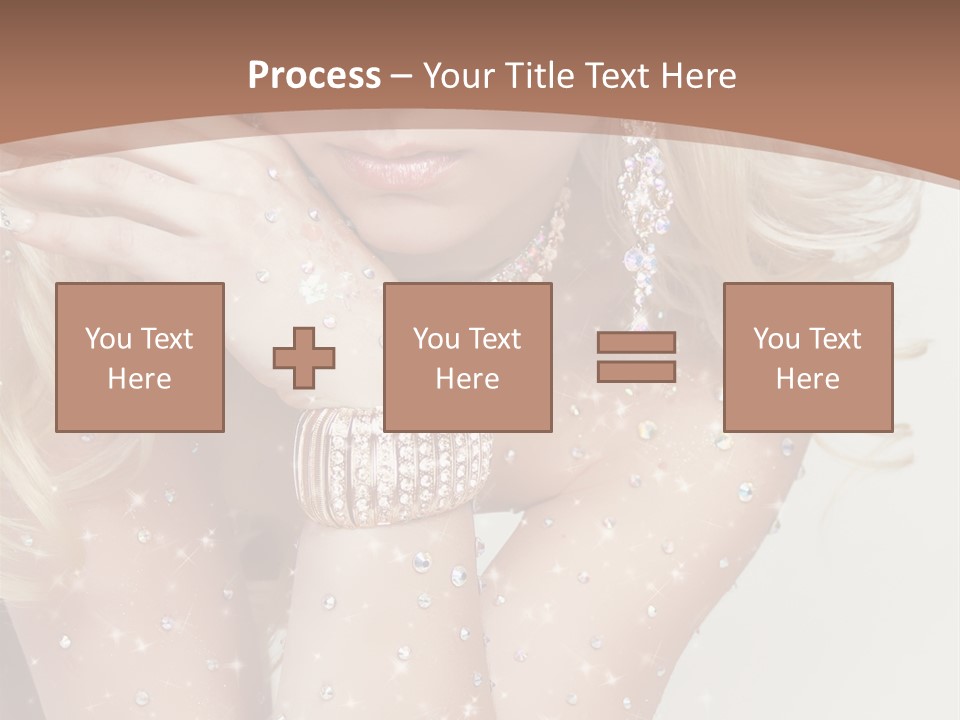 Isolated Sensual Necklace PowerPoint Template